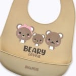Silicone Bib - Beary Loved - Snapkis - BabyOnline HK
