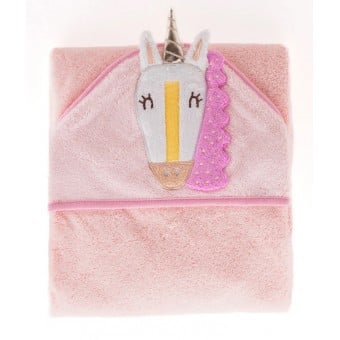 2-Sided Bamboo Hooded Towel (Unicorn)