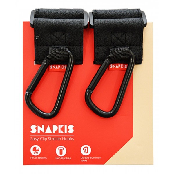 Easy-Clip Stroller Hooks (2 pcs) - Snapkis - BabyOnline HK