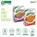 Organic Wafflez - Apple Carrot Cinnamon with Cocomelon (5 packets) 89.3g - Sprout Organic - BabyOnline HK