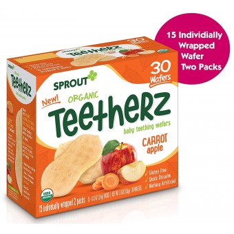 Organic Teetherz - Carrot Apple (15 packets) 50g