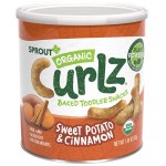 Organic Curlz (Gluten-Free) - Sweet Potato & Cinnamon 42g - Sprout Organic - BabyOnline HK