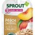 Organic Peach Oatmeal with Coconut Milk & Pineapple 99g
