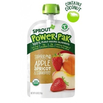 Power Pak - 有機 蘋果、杏脯、士多啤梨 113g
