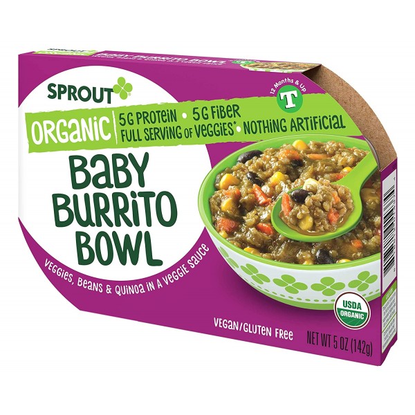 Organic Baby Burrito Bowl 142g - Sprout Organic - BabyOnline HK