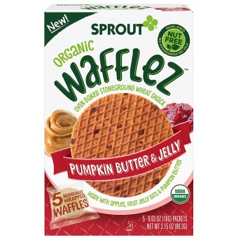 Organic Wafflez - Pumpkin Butter & Jelly (5 packets) 89.3g