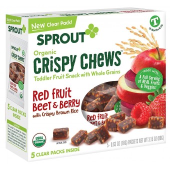 Organic Crispy Chews - Red Berry & Beet (5 packets) 89g