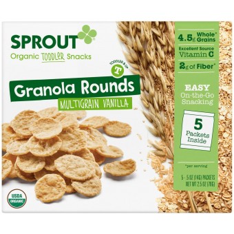 Organic Granola Rounds - Multigrain Vanilla (5 packets) 70g