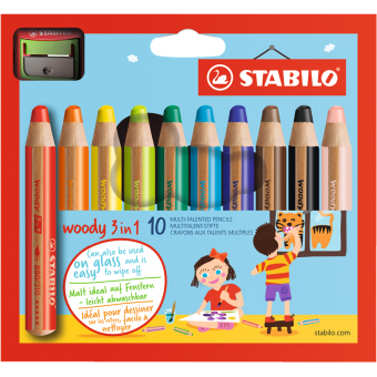 Stabilo - Woody 3 in 1 (10 Colors)