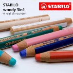 Stabilo - 3合1系列 粉蠟筆 (附專用筆刨) - 10色 - Stabilo - BabyOnline HK