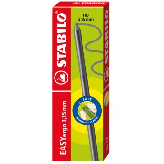 Stabilo - EASYergo 3.15mm HB Leads Refills (Pack of 6)