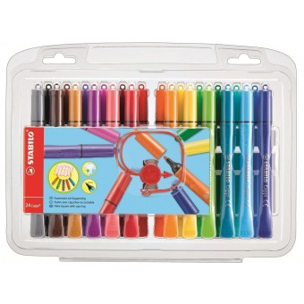Stabilo - Cappi Fibre-Tip Color Pens (24 Colors)