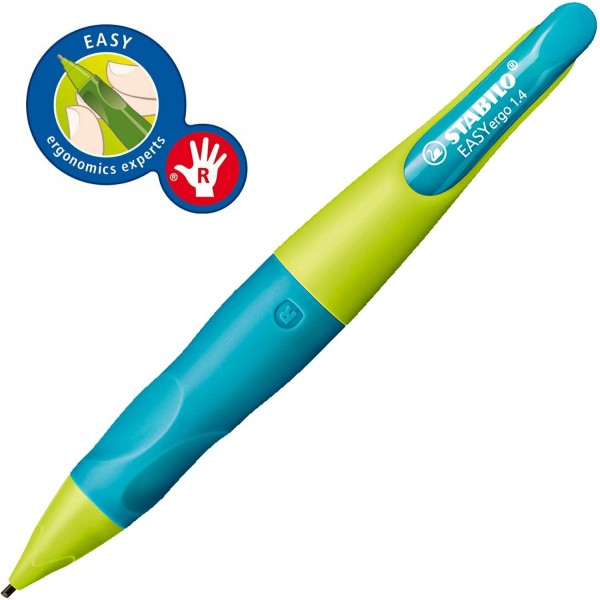 Stabilo - EASYergo 握筆樂自動鉛筆 (HB) 1.4mm - 右手 (綠色) - Stabilo - BabyOnline HK