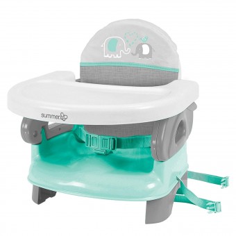 Deluxe Comfort Folding Booster Seat (Elephant Love)