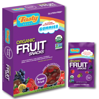 Organic Fruit Snacks (Super Fruit) (Box of 5 pouches)
