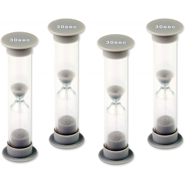 30 Second Sand Timer - Small (Pack of 4) - Teacher Created Resources