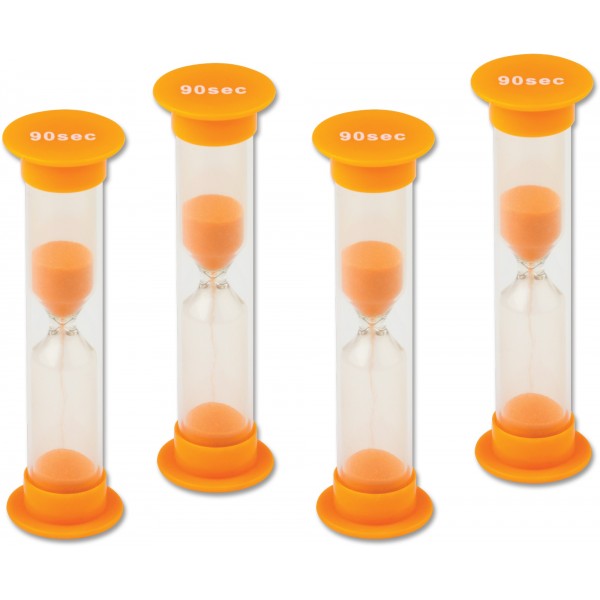 90 Second Sand Timer - Small (Pack of 4) - Teacher Created Resources - BabyOnline HK