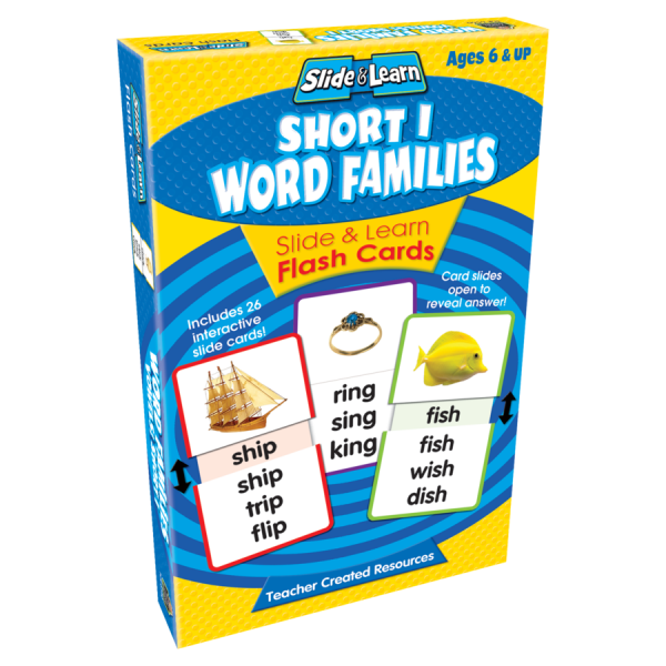 Slide & Learn - Short I Word Families - Teacher Created Resources - BabyOnline HK