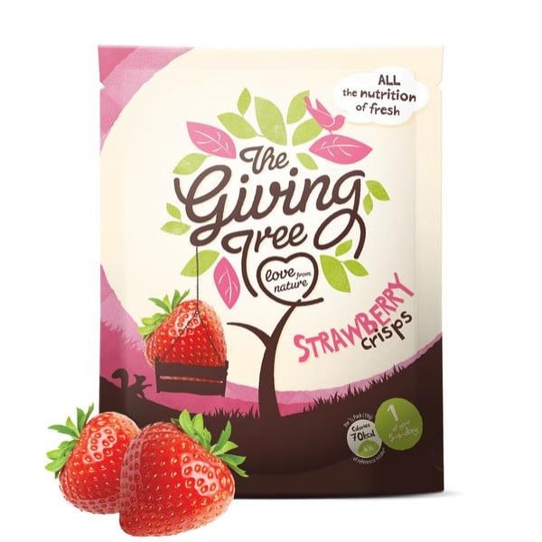 Strawberry Crisps 38g - The Giving Tree - BabyOnline HK