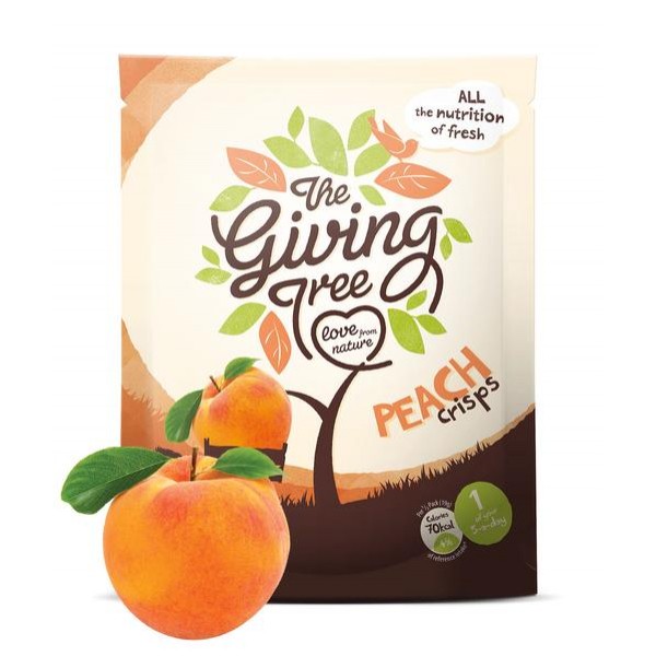 Peach Crisps 38g - The Giving Tree - BabyOnline HK
