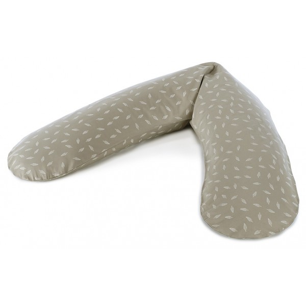 The Original Maternity and Nursing Pillow - Dancing Leaves Taupe - Theraline