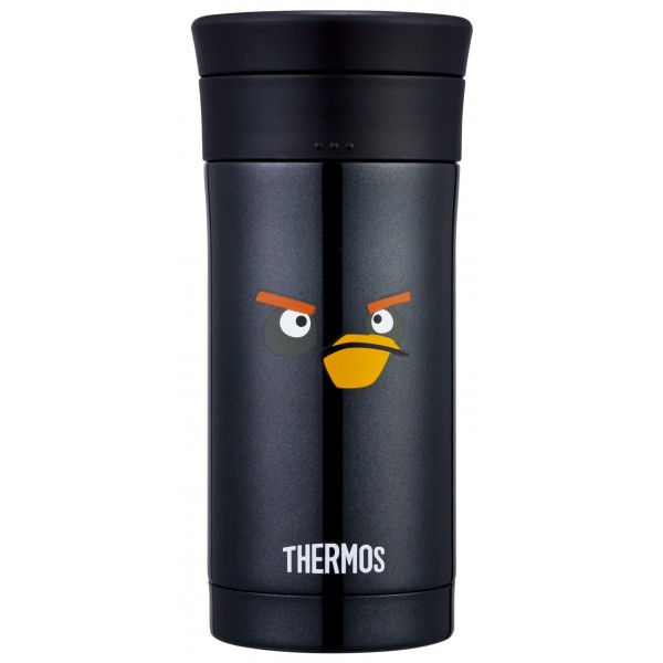Angry Bird - Stainless Steel Insulated Bottle 350ml (Black) - Thermos - BabyOnline HK