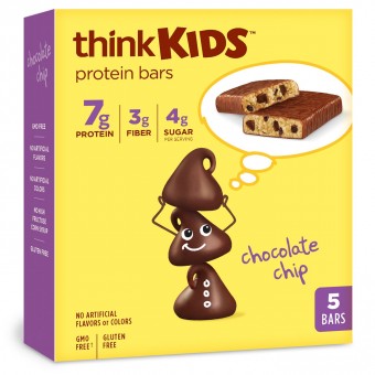 Protein Bars for Kids - Chocolate Chips (5 bars)