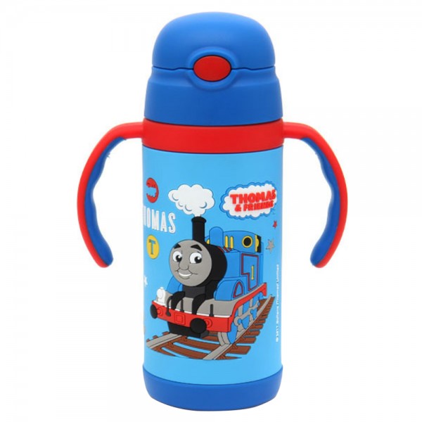 Thomas Insulated Straw Bottle with Handle and Strap 380ml - Thomas & Friends - BabyOnline HK