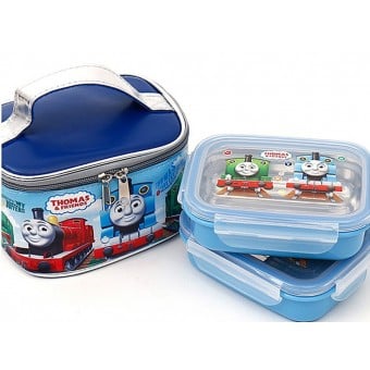 Thomas & Friends - Stainless Steel 304 Food Container with Lid & Carrying Bag
