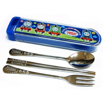 Thomas & Friends - 小童叉子、匙羹、筷子連盒套裝