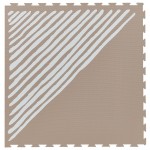 Prettier Playmat - Sandy Lines Collection - Tan Light Brown (120 x 180cm) - ToddleKind - BabyOnline HK