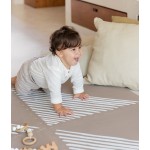 Prettier Playmat - Sandy Lines Collection - Tan Light Brown (120 x 180cm) - ToddleKind - BabyOnline HK