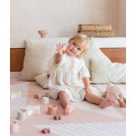 Prettier Playmat - Sandy Lines Collection - Seashell Pink (120 x 180cm) - ToddleKind - BabyOnline HK