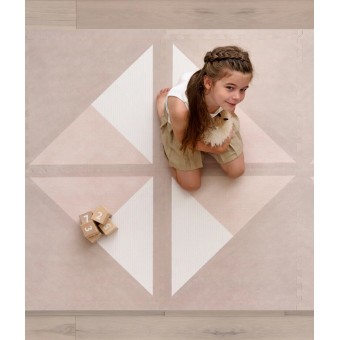 Prettier Playmat - Kyte Collection - Mocha (120 x 180cm)