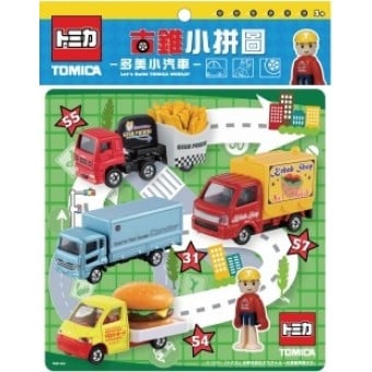 Tomica - Jigsaw Puzzle G (16 pcs) - Green