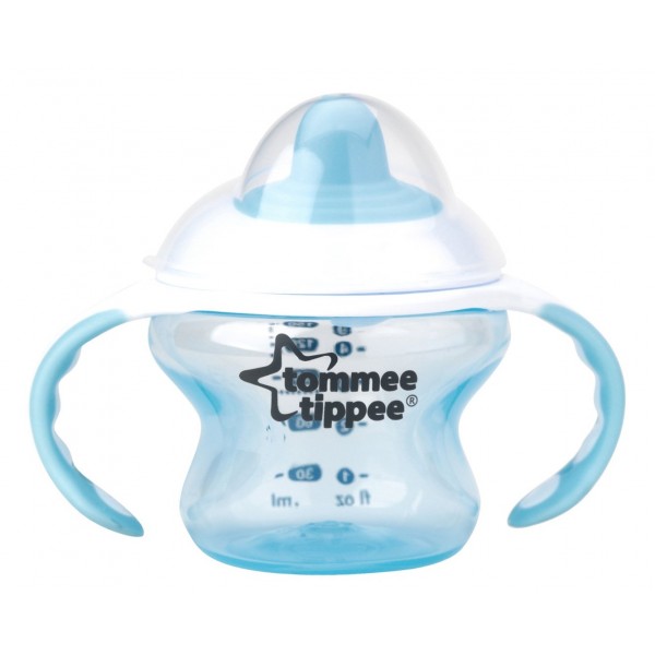 Explora Easiflow First Sips 練習杯 (4m+) - 藍色 - Tommee Tippee - BabyOnline HK