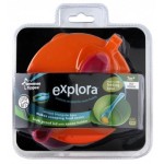 Explora - On the Go Feeding Bowl with Spoon - Orange/Pink - Tommee Tippee - BabyOnline HK