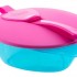 Explora - On the Go Feeding Bowl with Spoon - Pink/Blue