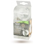 Closer to Nature Teats (2 pcs) - Slow Flow (0m+) - Tommee Tippee - BabyOnline HK