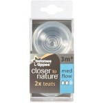 Closer to Nature Teats (2 pcs) - Med Flow (3m+) - Tommee Tippee - BabyOnline HK