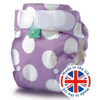 EasyFit Bamboo Diaper - Lilac Spots *SPECIAL*
