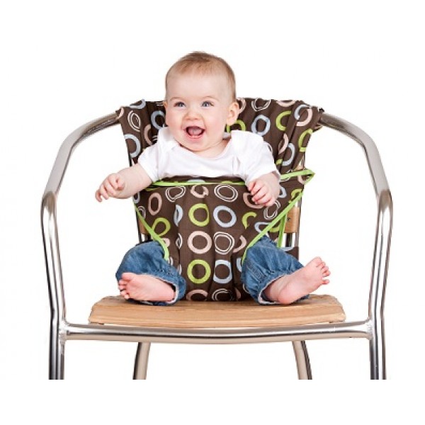 The Washable Squashable Highchair (Choco Chip) - TotSeat - BabyOnline HK