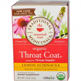 有機檸檬紫錐花咽喉茶 - 無咖啡因 (16茶包) 28 g