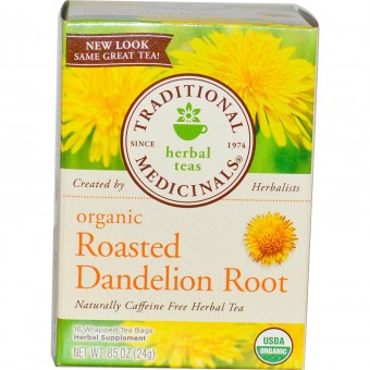Organic Roasted Dandelion Root - Caffeine Free (16 Tea Bags) 28 g
