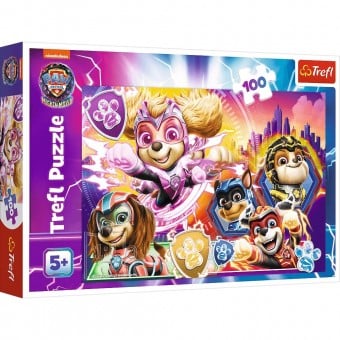 Paw Patrol - Puzzle - Meet the Mighty Pups (100 pcs)