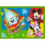 4 in 1 Mickey Mouse Puzzle - Among the Friends (12, 15, 20 and 24 pcs) - Trefl - BabyOnline HK