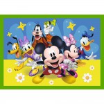 4 in 1 Mickey Mouse Puzzle - Among the Friends (12, 15, 20 and 24 pcs) - Trefl - BabyOnline HK