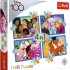 4 in 1 Disney Puzzle -  The Happy World of Disney (35, 48, 54 and 70 pcs)