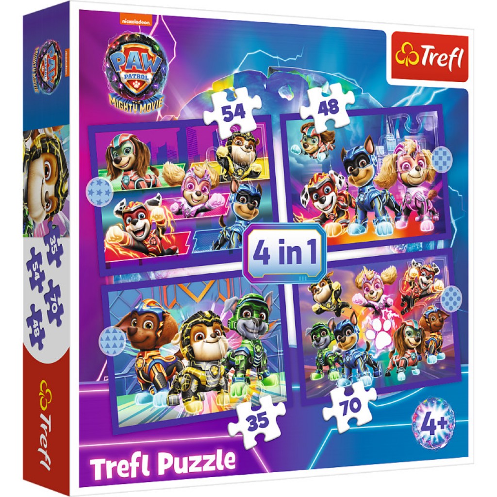 Puzzle Puzzle bébé 4v1 Pat'Patrouille, 1 - 39 pieces
