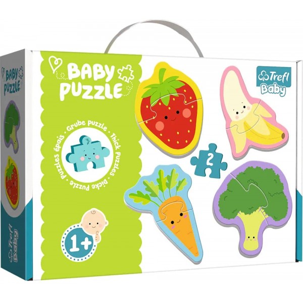 Baby Puzzle - Vegetables and Fruits - Trefl - BabyOnline HK
